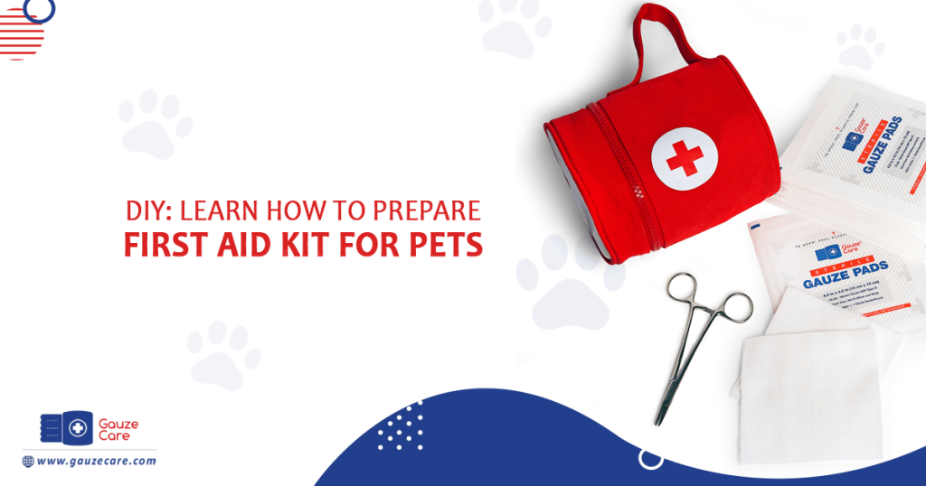 Learn how to prepare first aid kit for pets