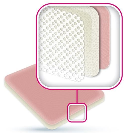 Foam Dressing with Silicon Contact Layer
