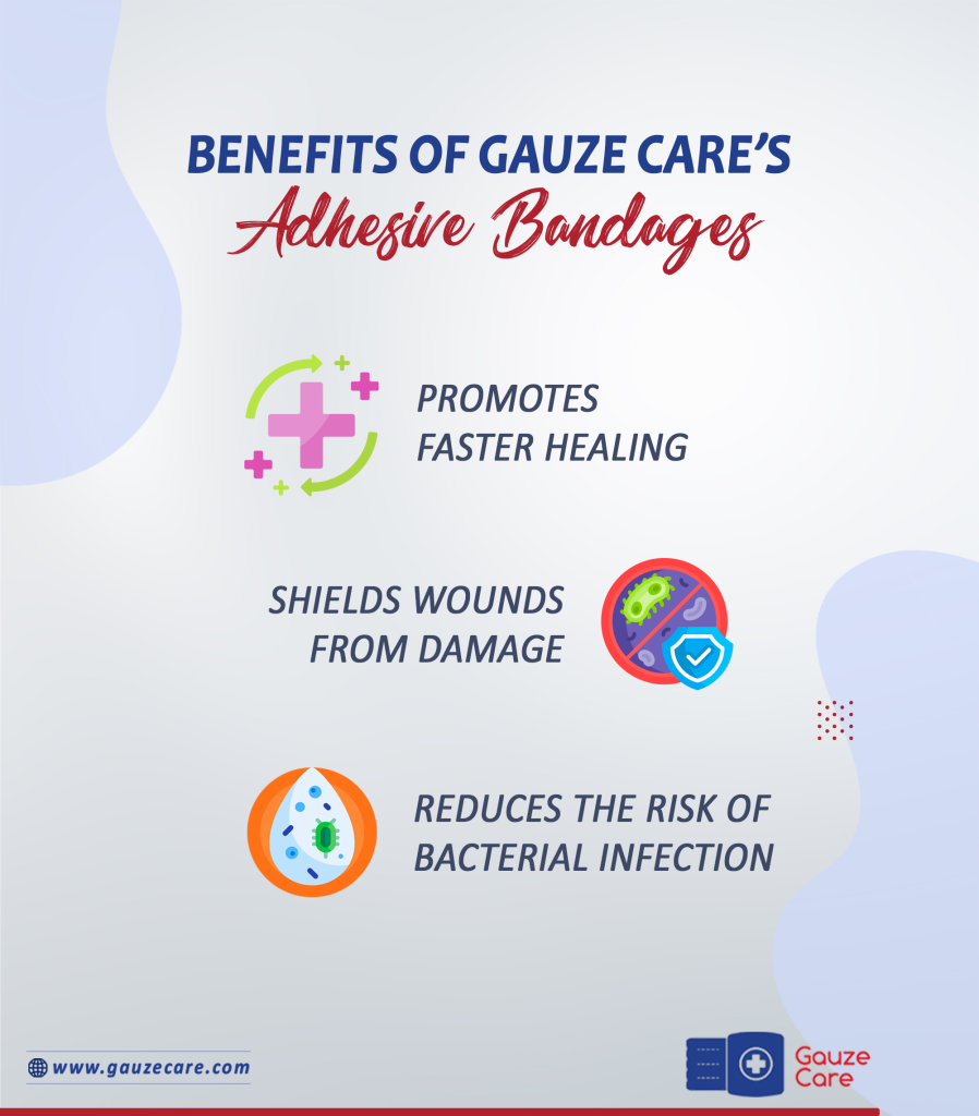Benefits of Gauze Cares Adhesive Bandages