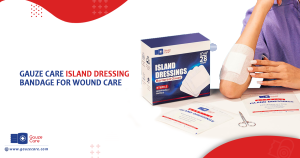 Gauze Care Island Dressing Bandage For Wounds