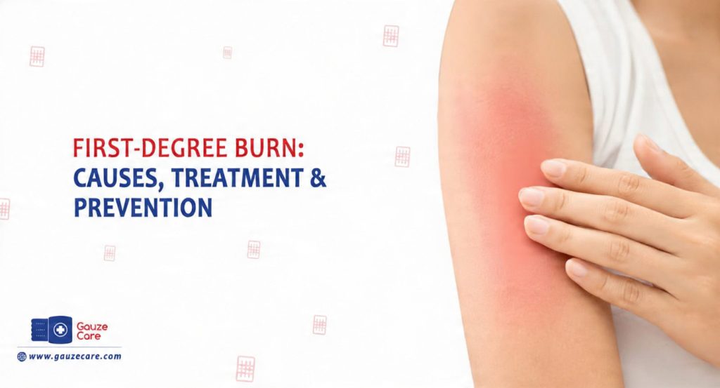 Causes, Symptoms, and Dressings for First-Degree Burn